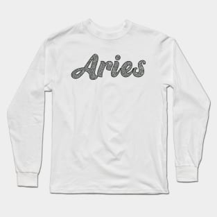 Aries Glitter Long Sleeve T-Shirt